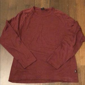 Hugo Boss slim fit long sleeve Shirt. Maroon color